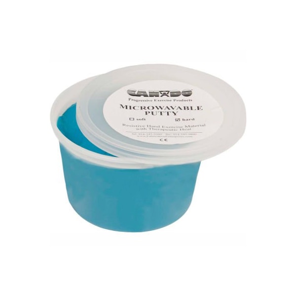 Fabrication Enterprises Theraputty Microwaveable Exercise Putty, Firm, Blue, 1 Pound 301235 - main